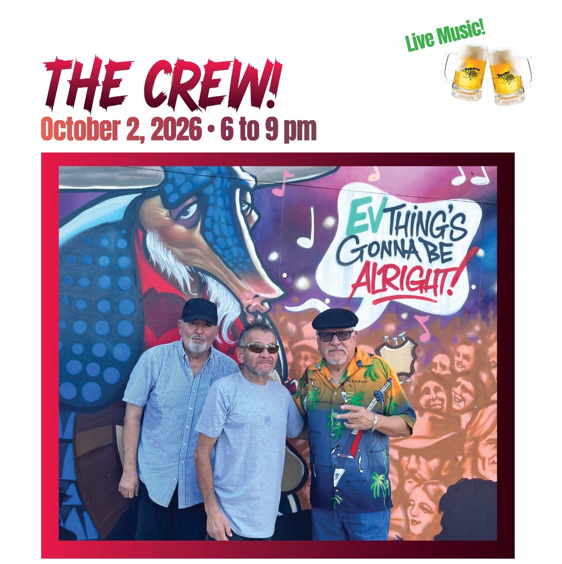 The Crew LIVE! FRI 10/2 6PM