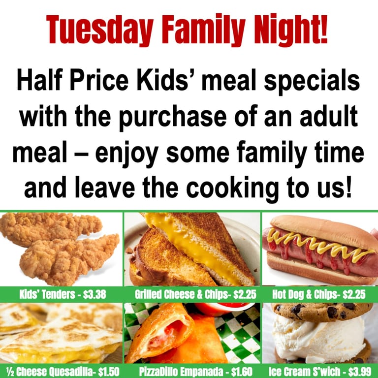 Tuesday Family Night 8/19