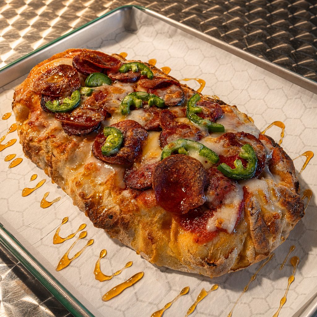 Texas Sweet Sting Pizza.