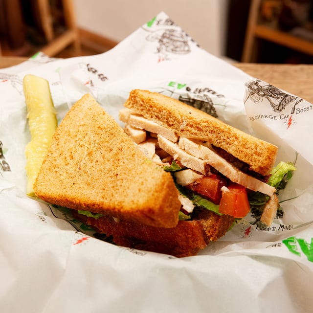Smoked Turkey Sandwich.