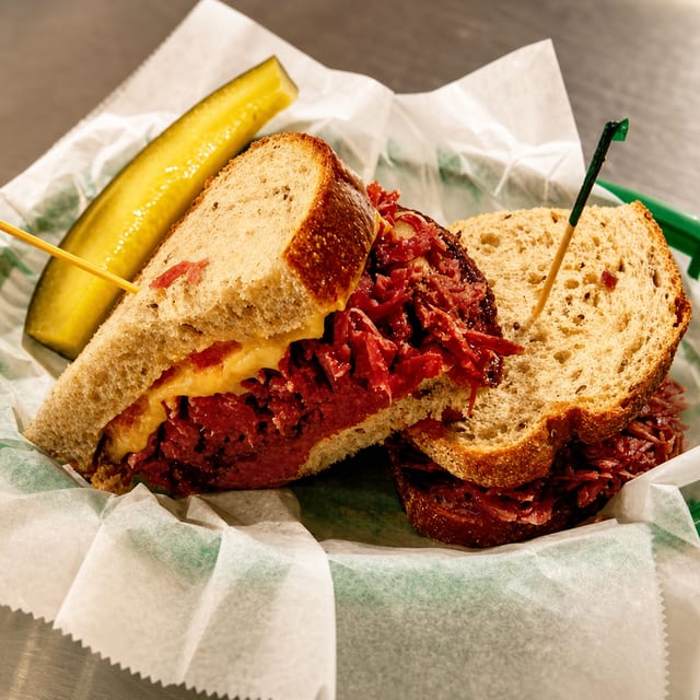 Pastrami and Swiss.