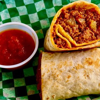 Picadillo Burrito