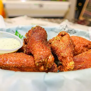 6 Texas Size Wings w/ Small Fries